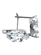 Cubic Zirconia 925 Silver náušnice Classic Vintage VEC021S